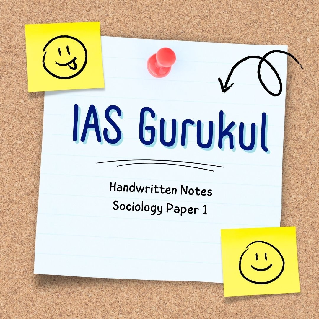 IAS Gurukul Handwritten Notes Sociology Paper